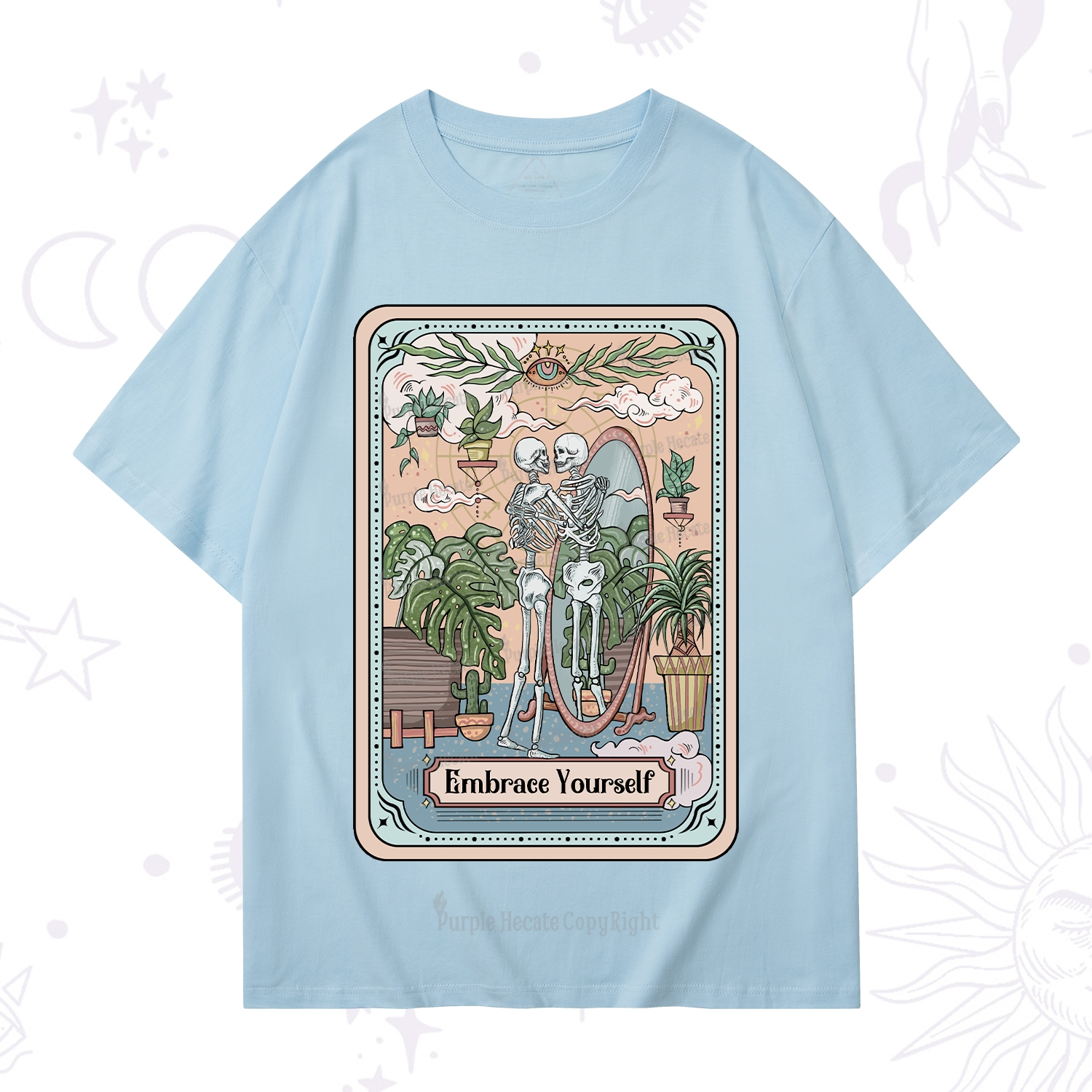 Purplehecate The Embrace Yourself Tarot T-Shirt