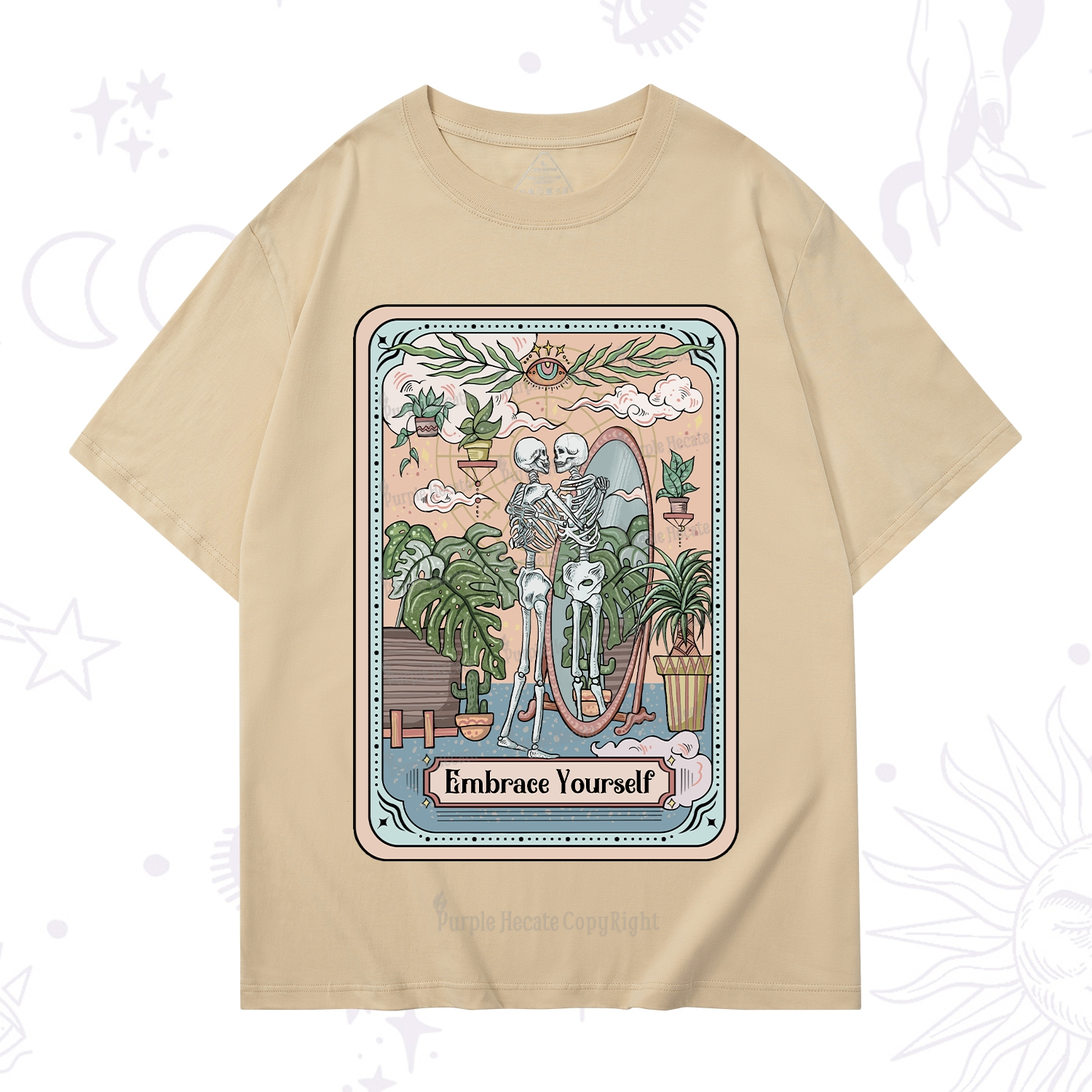 Purplehecate The Embrace Yourself Tarot T-Shirt