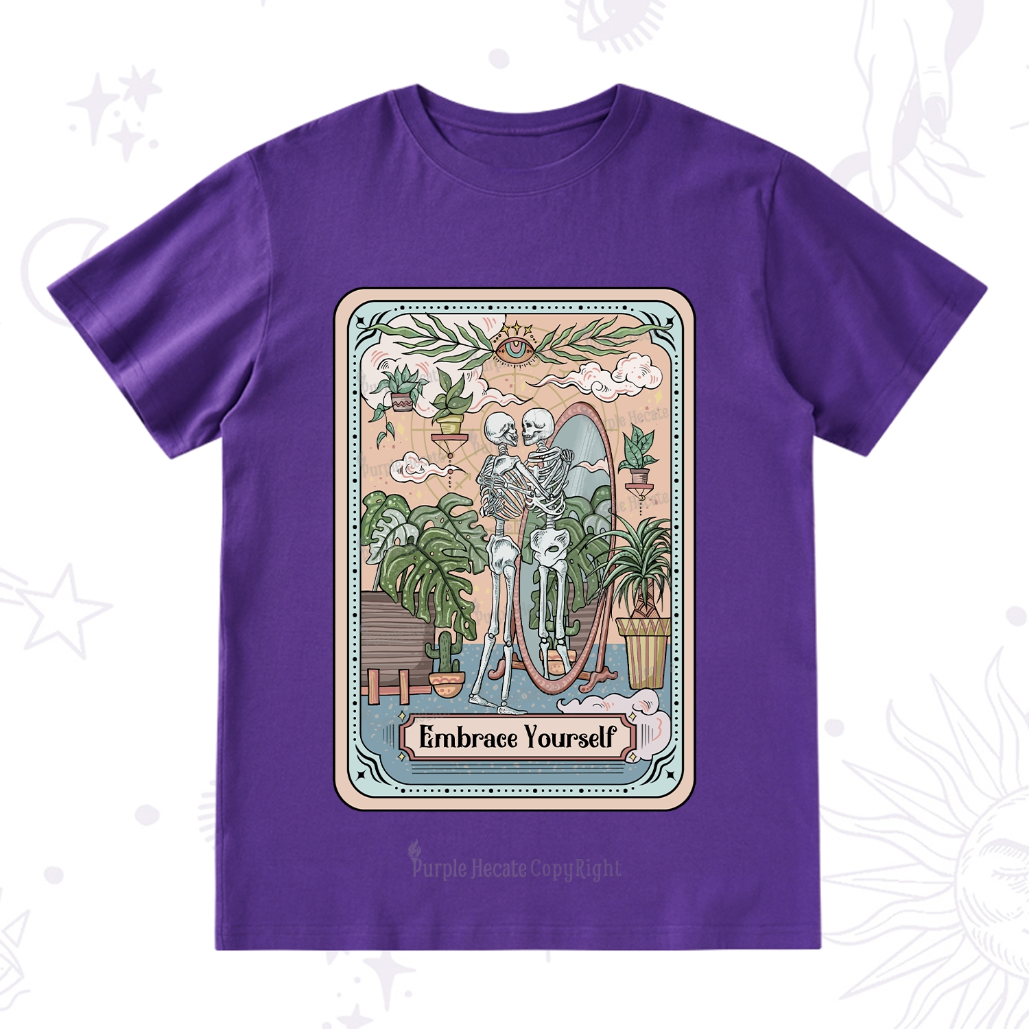 Purplehecate The Embrace Yourself Tarot T-Shirt