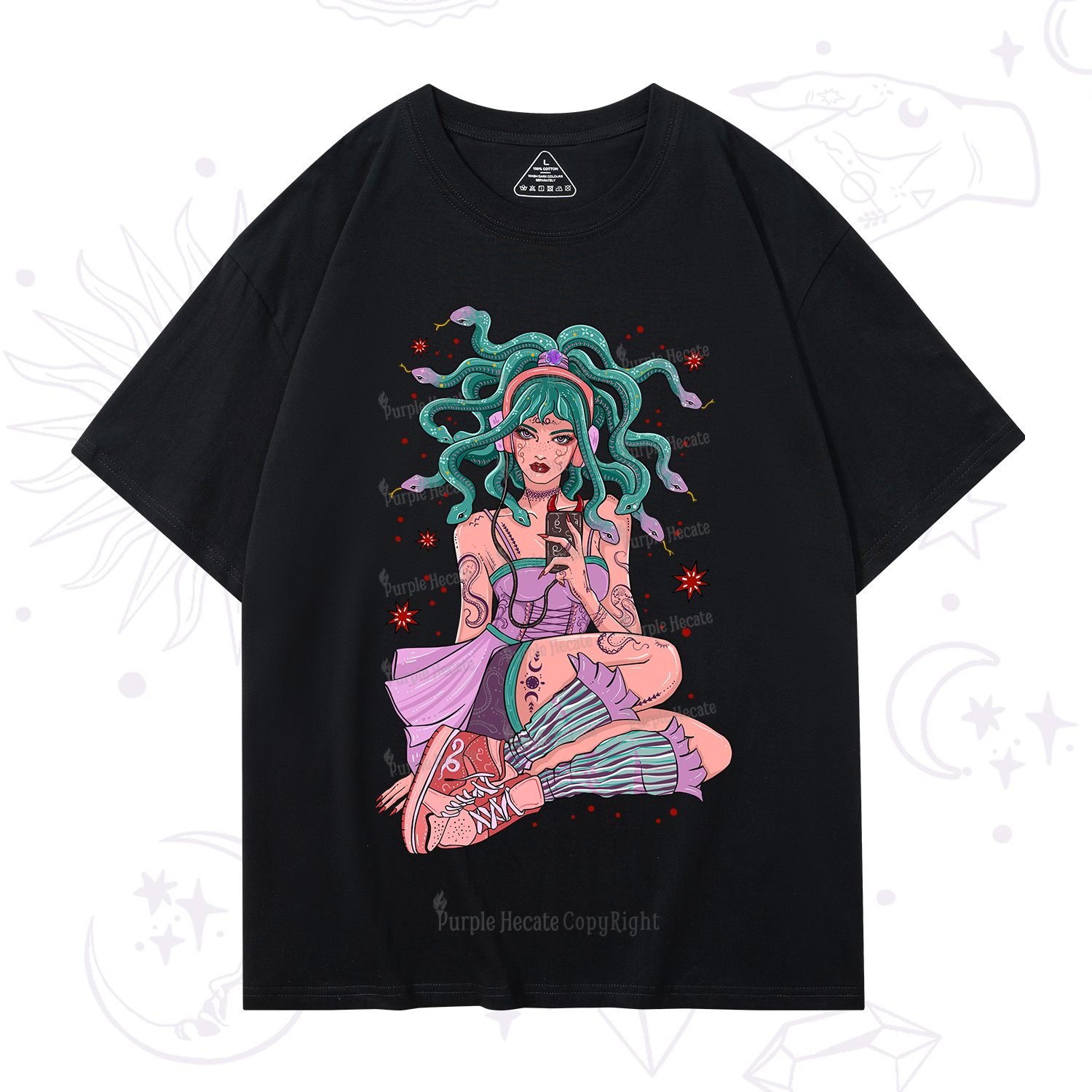 Purplehecate Gorgon Medusa T-Shirt