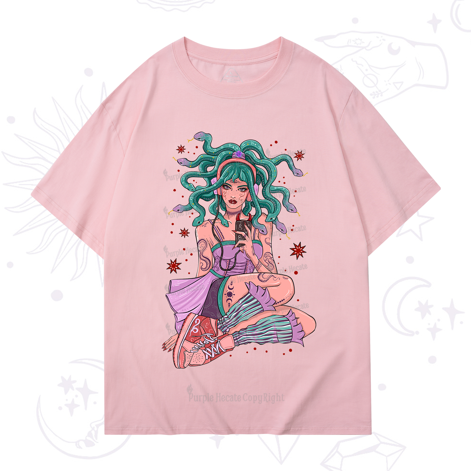 Purplehecate Gorgon Medusa T-Shirt