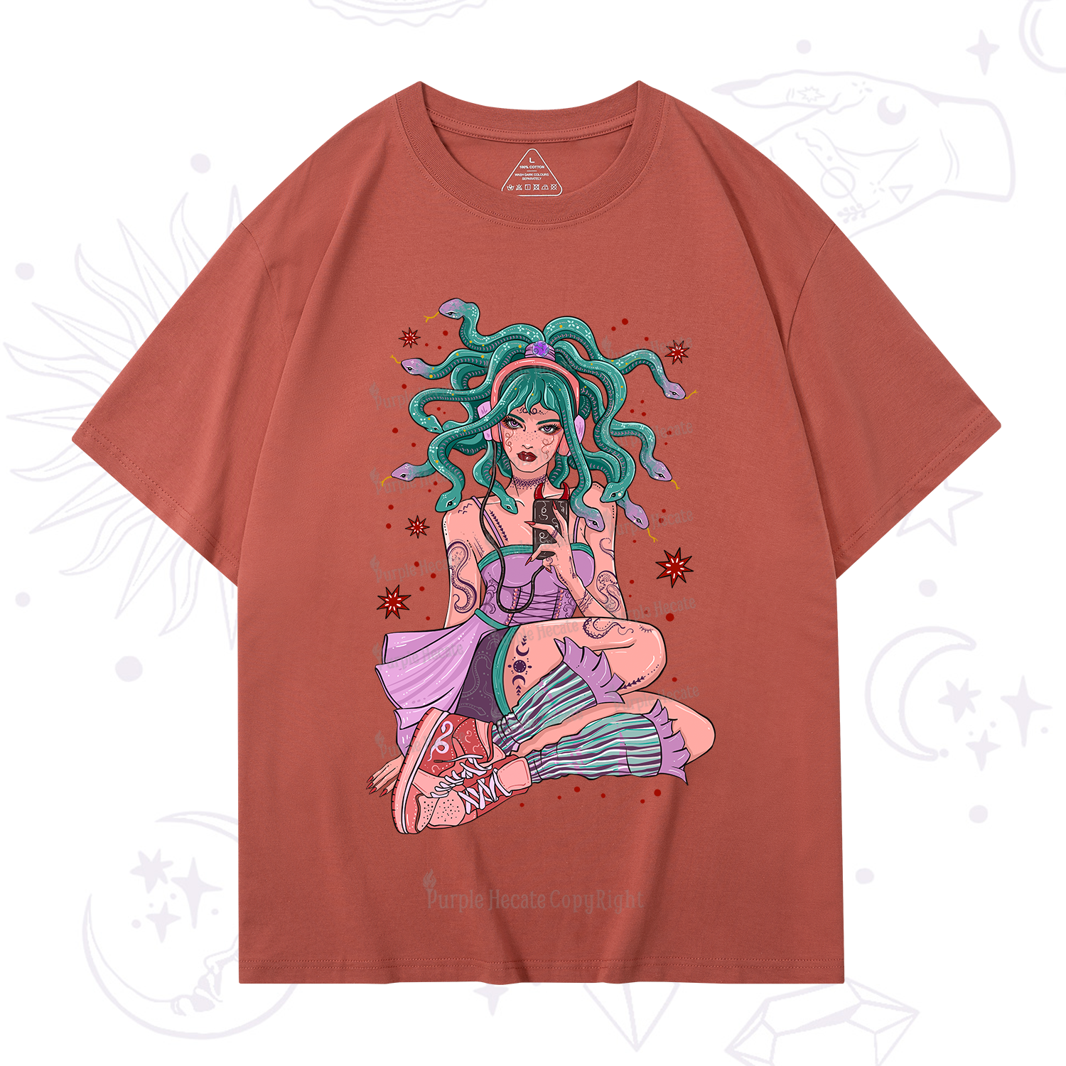 Purplehecate Gorgon Medusa T-Shirt