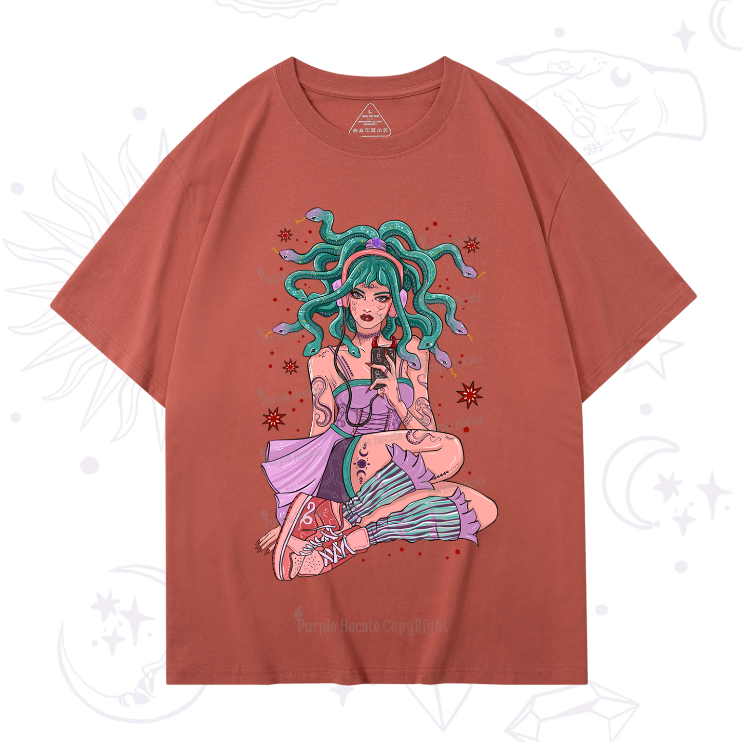 Purplehecate Gorgon Medusa T-Shirt
