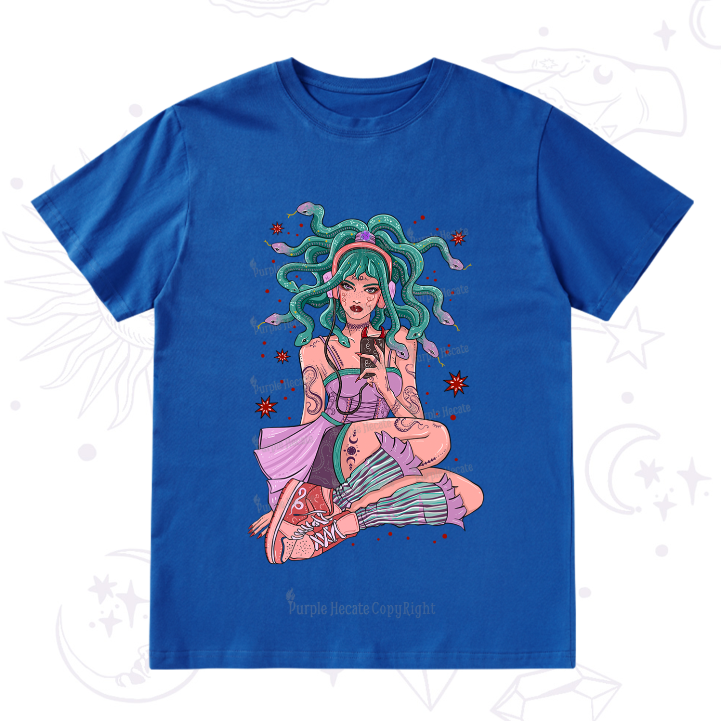 Purplehecate Gorgon Medusa T-Shirt