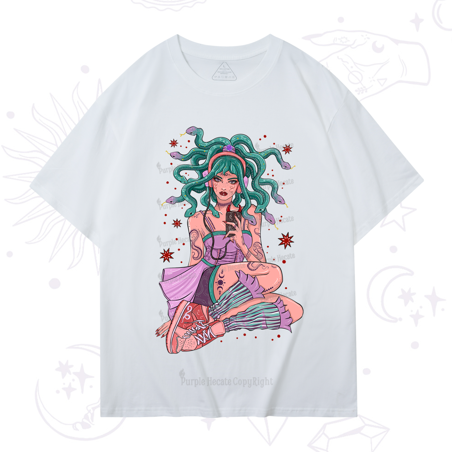 Purplehecate Gorgon Medusa T-Shirt