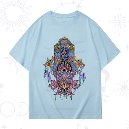 Purplehecate Hamsa Evil Eye T-Shirt