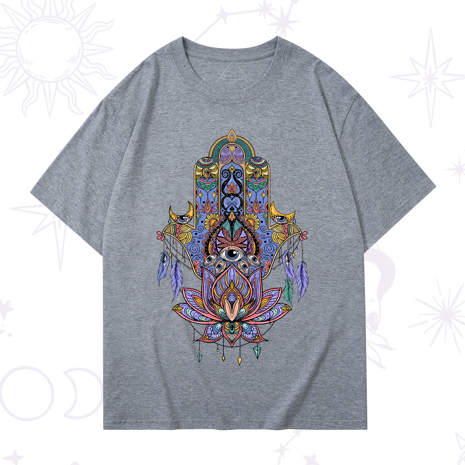 Purplehecate Hamsa Evil Eye T-Shirt
