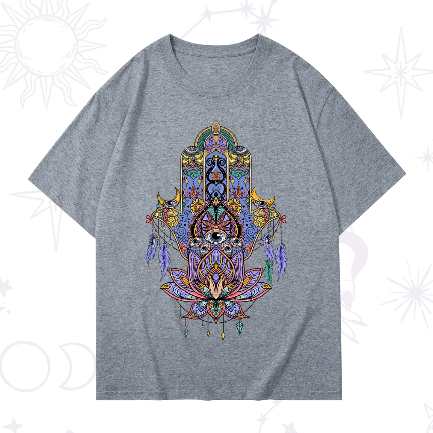 Purplehecate Hamsa Evil Eye T-Shirt