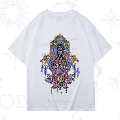 Purplehecate Hamsa Evil Eye T-Shirt