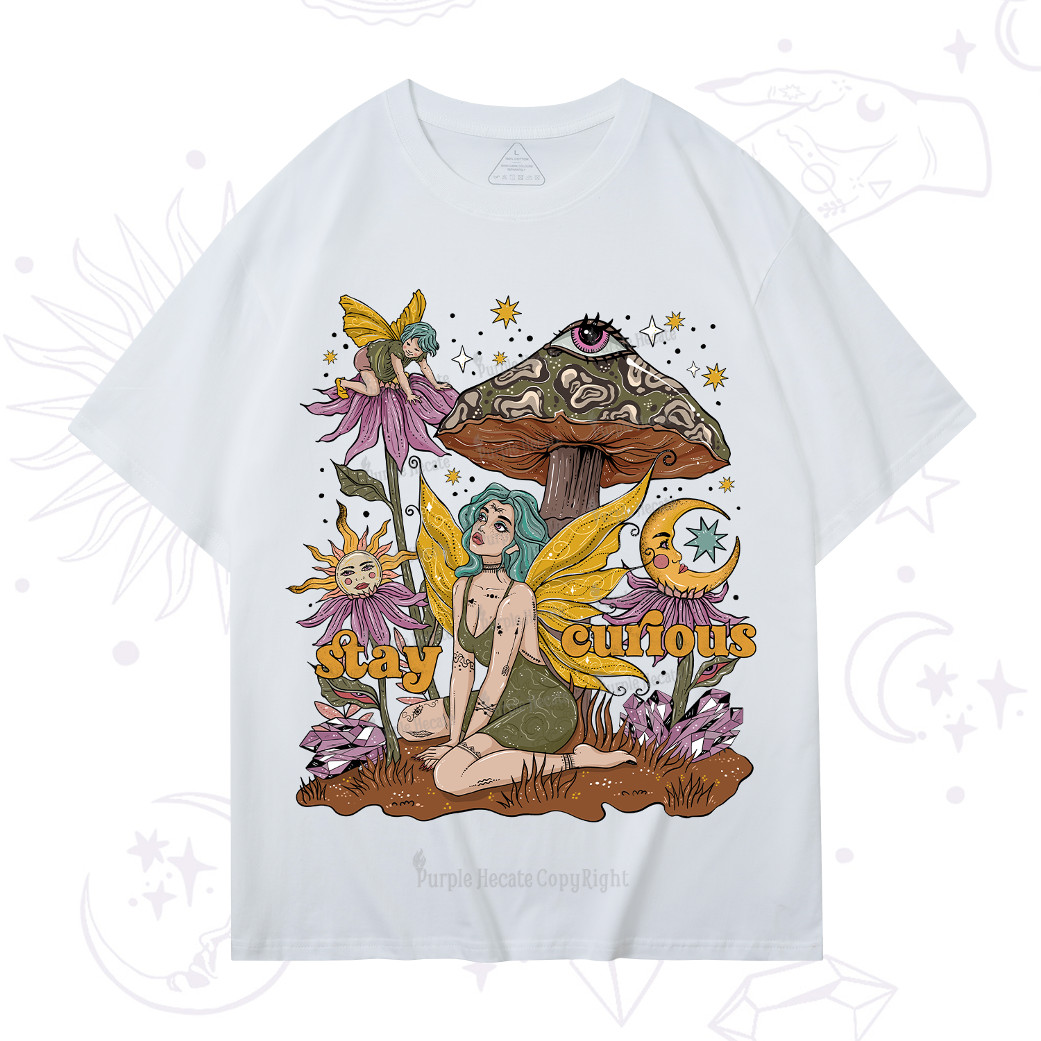 Purplehecate Stay Curious T-Shirt