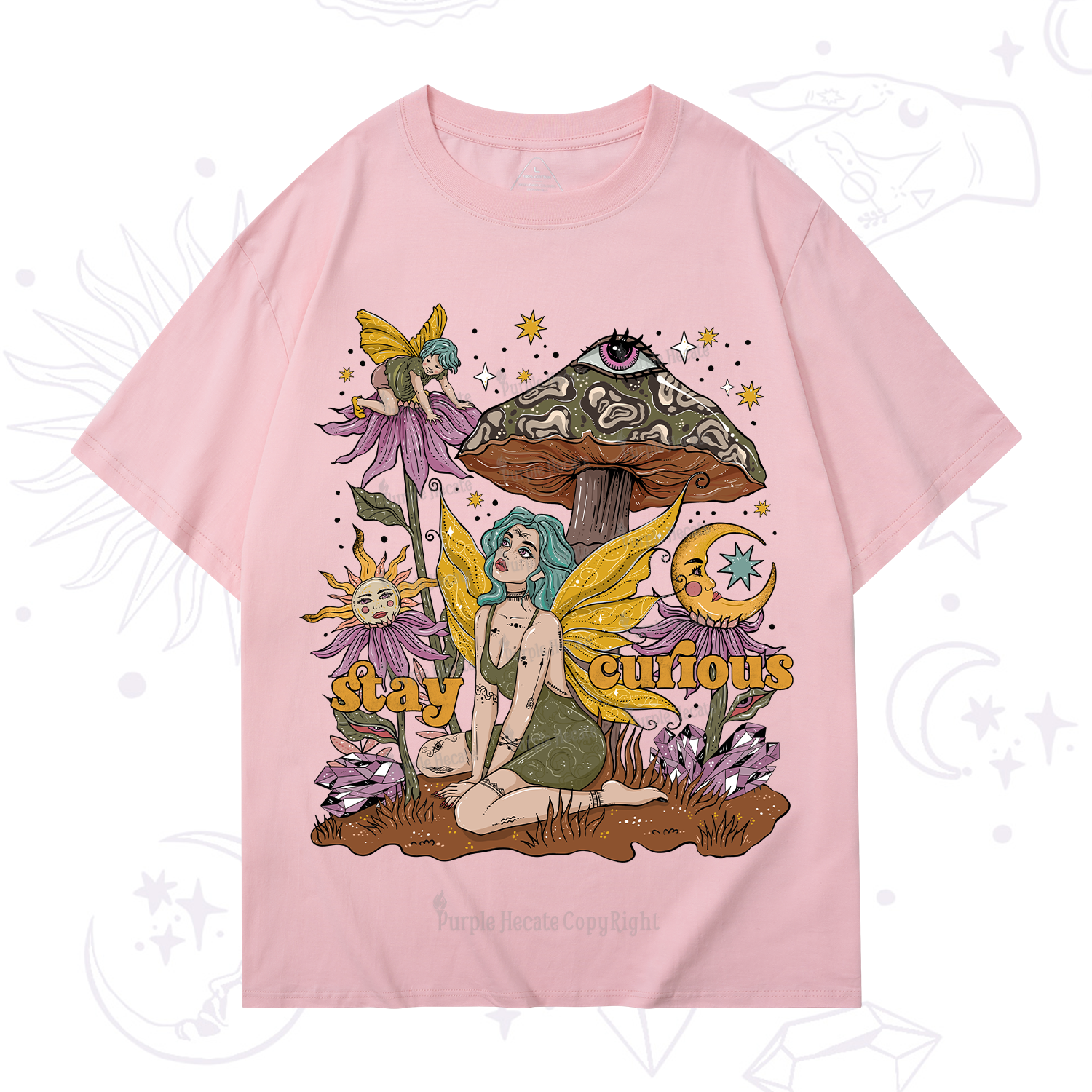 Purplehecate Stay Curious T-Shirt