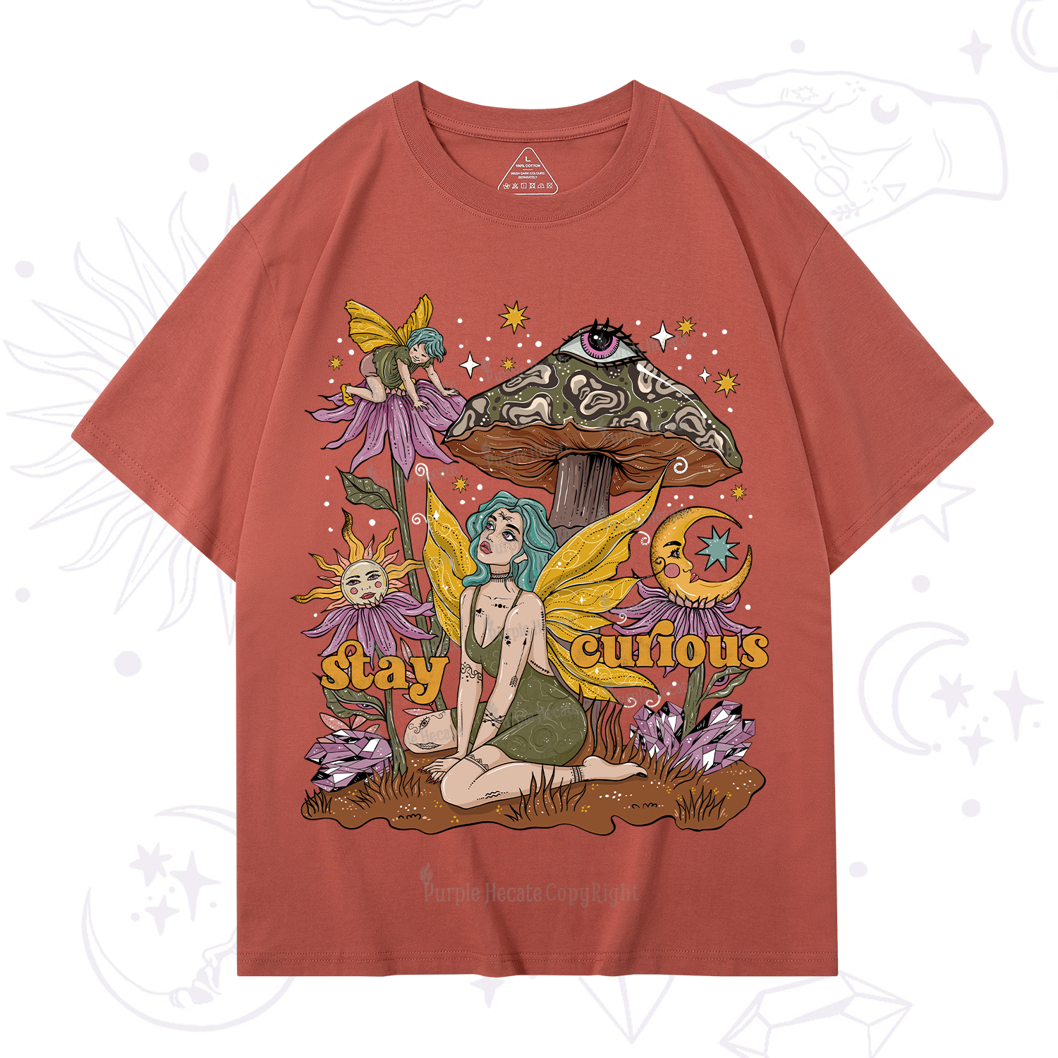 Purplehecate Stay Curious T-Shirt