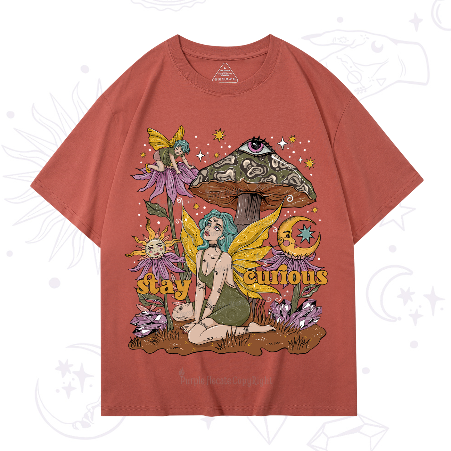 Purplehecate Stay Curious T-Shirt