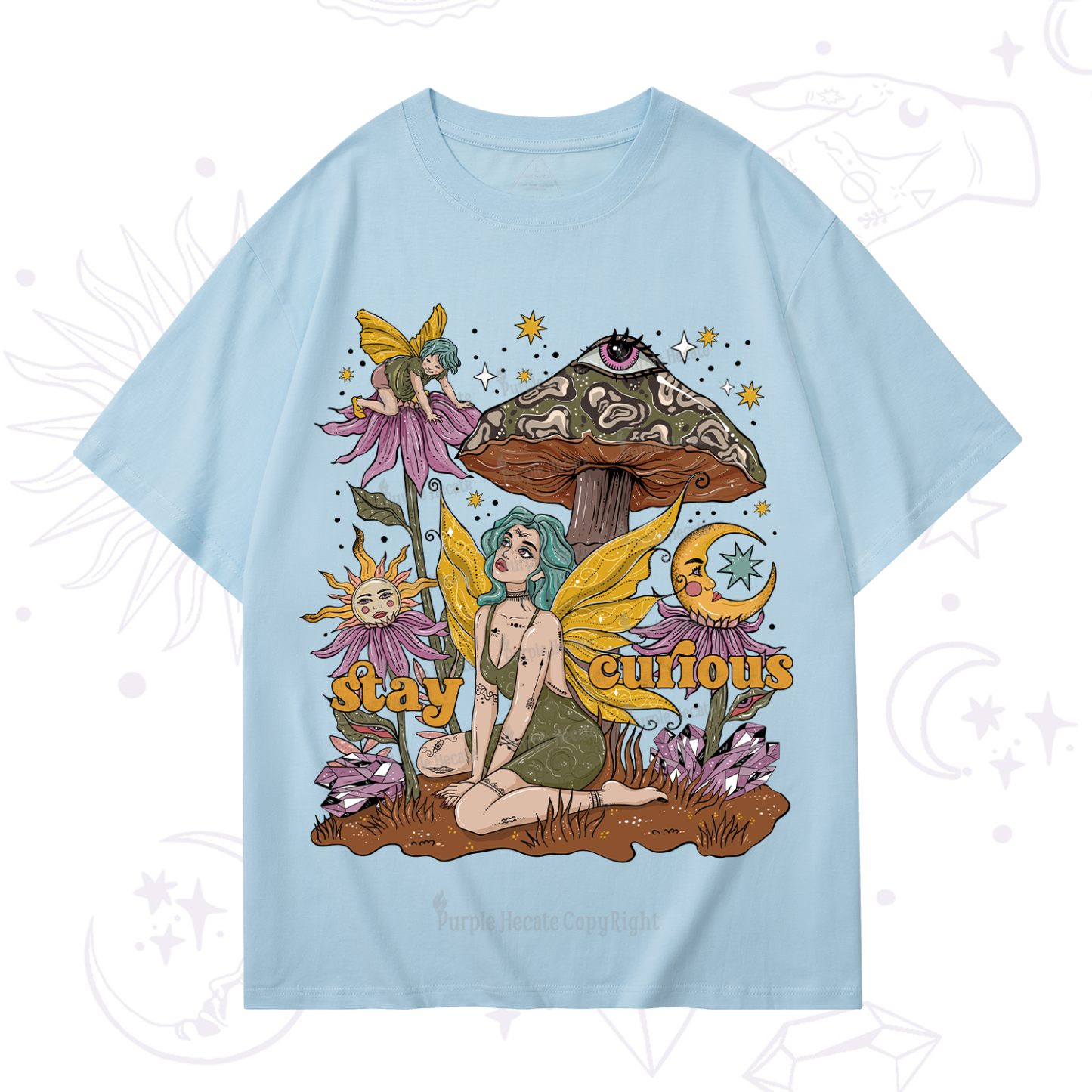 Purplehecate Stay Curious T-Shirt