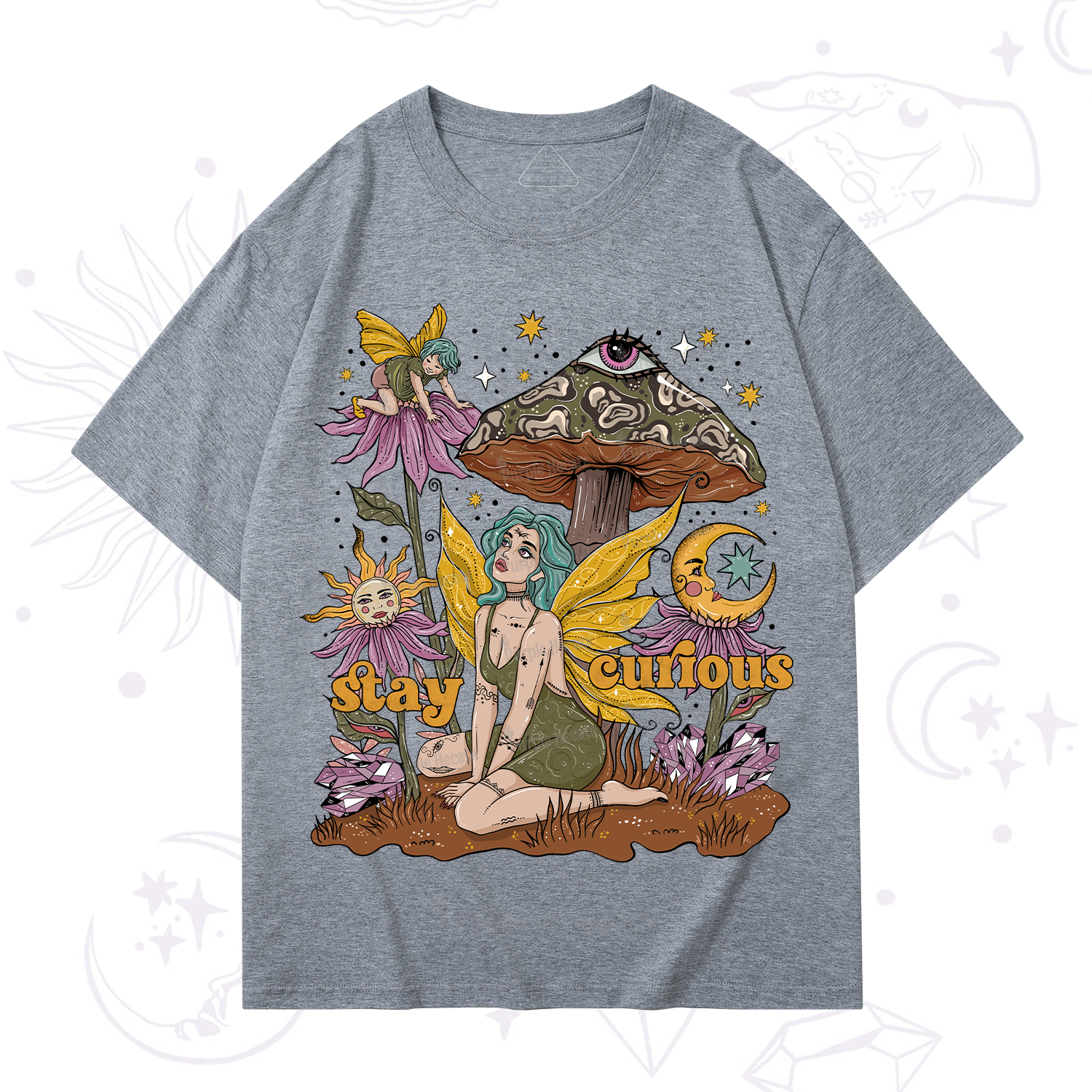 Purplehecate Stay Curious T-Shirt