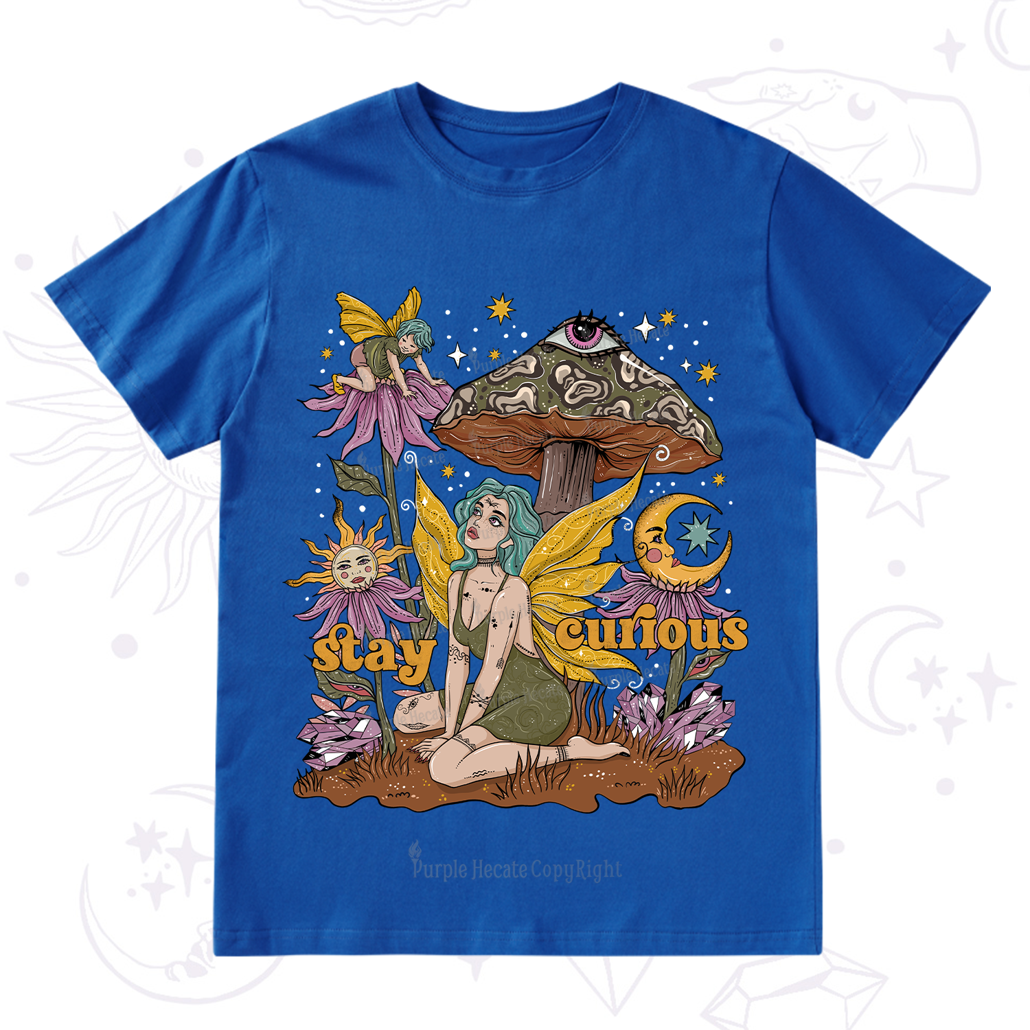 Purplehecate Stay Curious T-Shirt