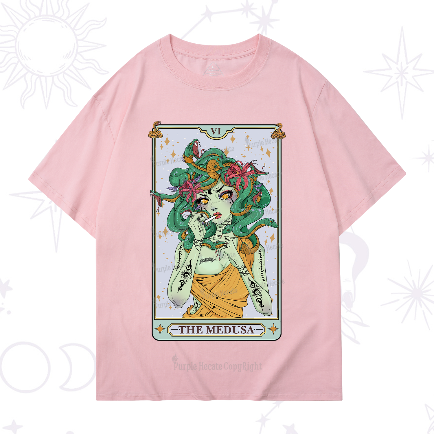 Purplehecate The Medusa Tarot T-Shirt