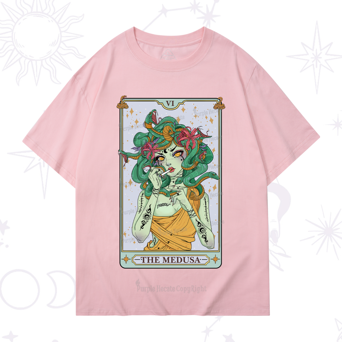 Purplehecate The Medusa Tarot T-Shirt