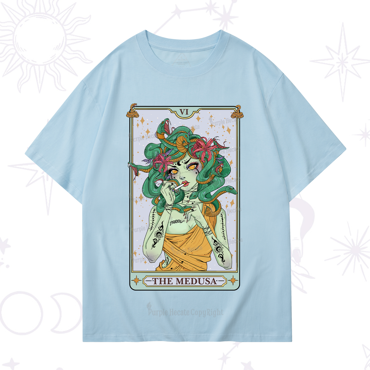 Purplehecate The Medusa Tarot T-Shirt