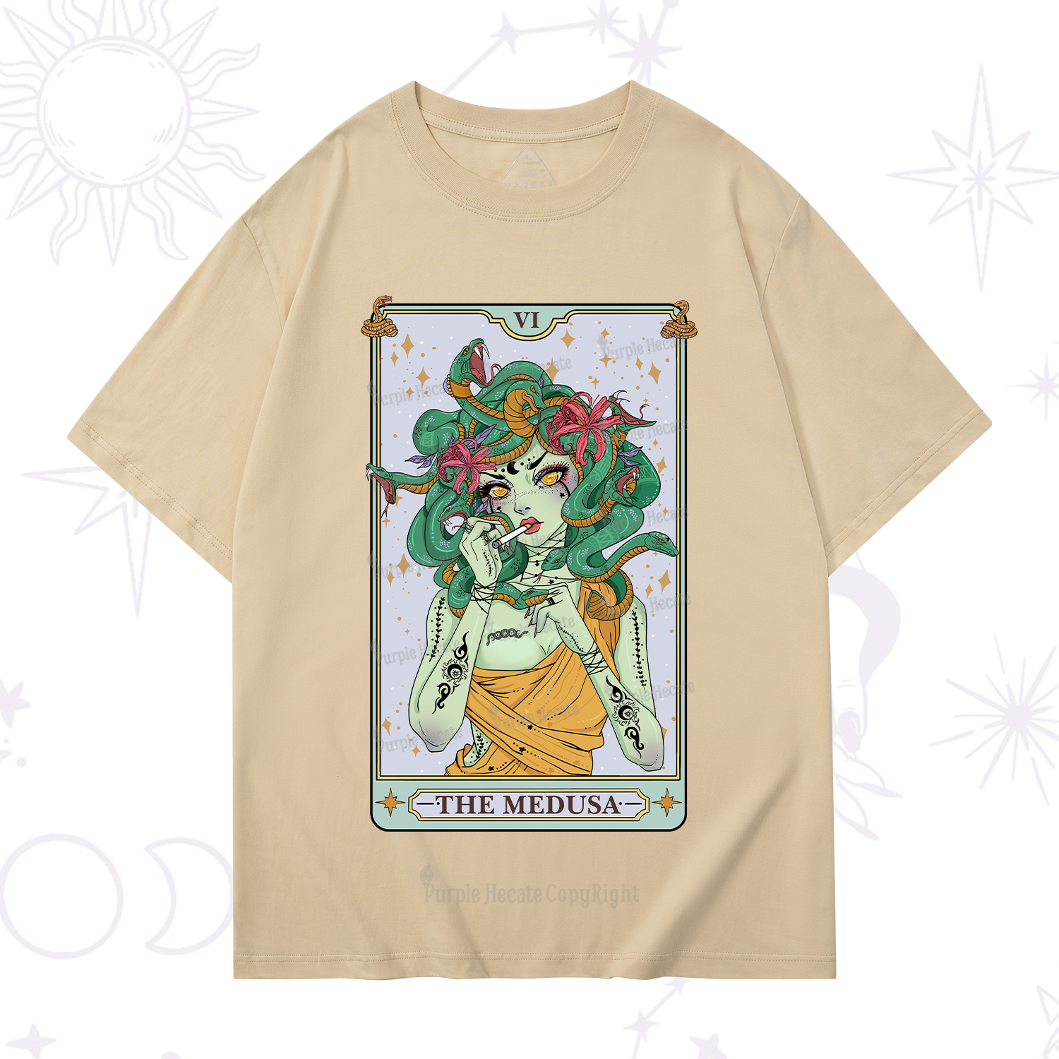 Purplehecate The Medusa Tarot T-Shirt