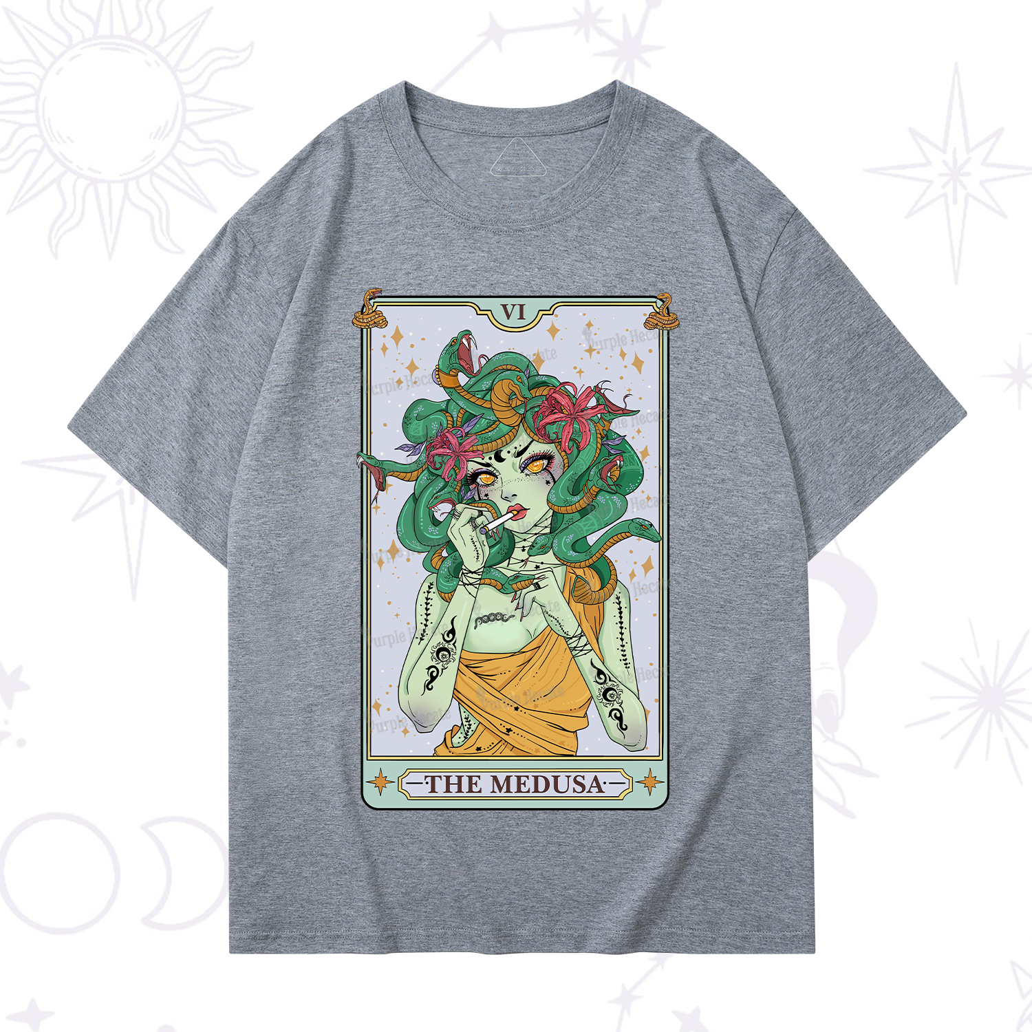 Purplehecate The Medusa Tarot T-Shirt