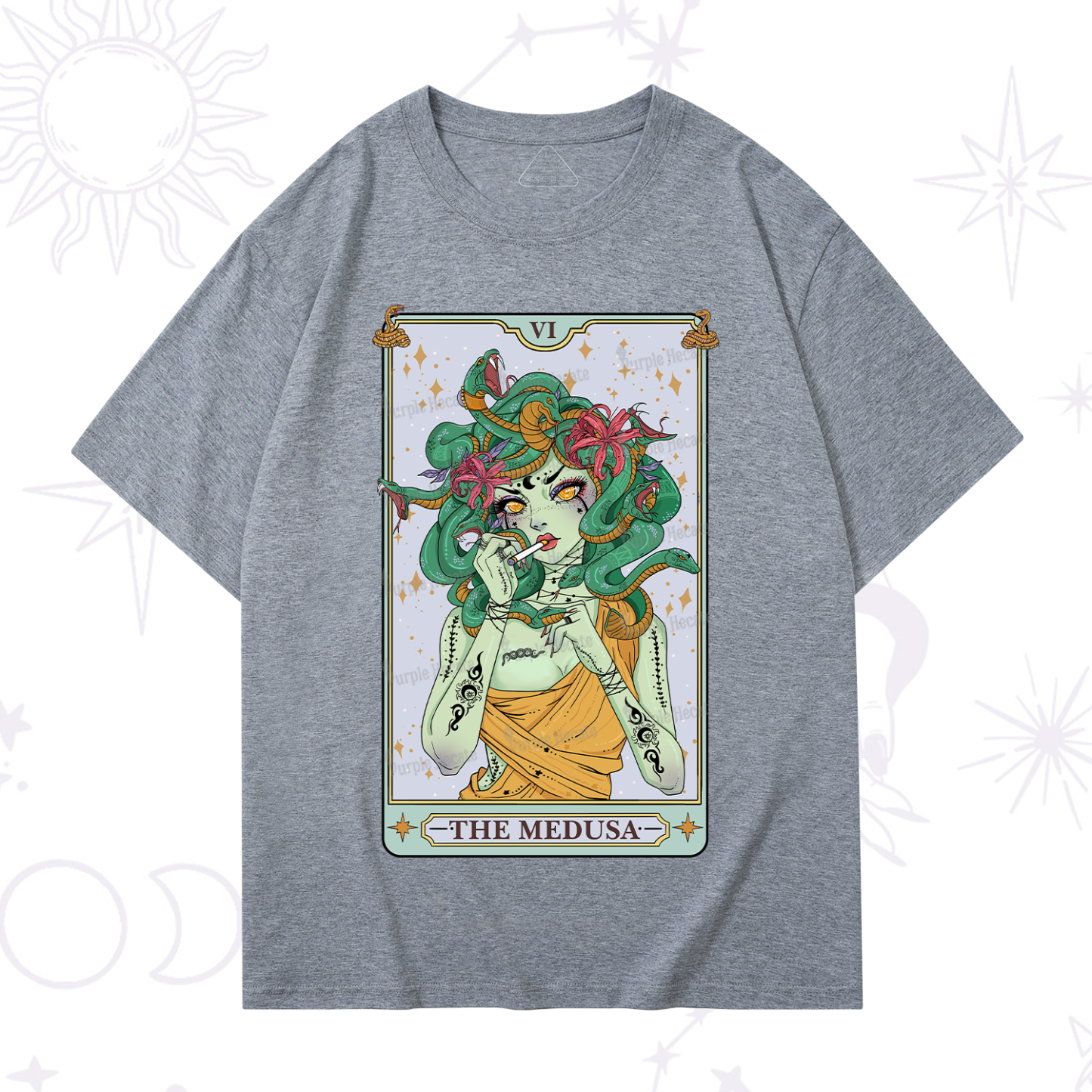 Purplehecate The Medusa Tarot T-Shirt