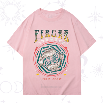 Purplehecate Pisces Crew Zodiac T-Shirt