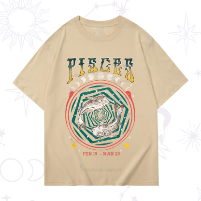 Purplehecate Pisces Crew Zodiac T-Shirt