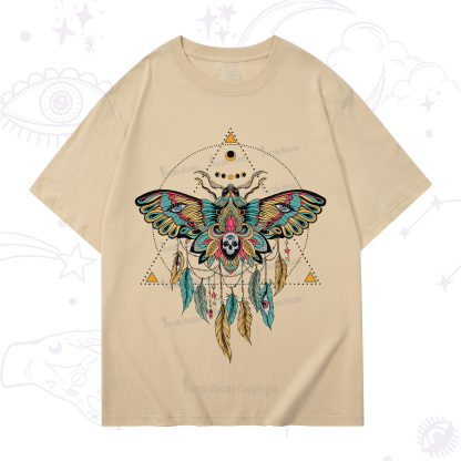 Purplehecate Dreamcatcher Moth Wings T-Shirt