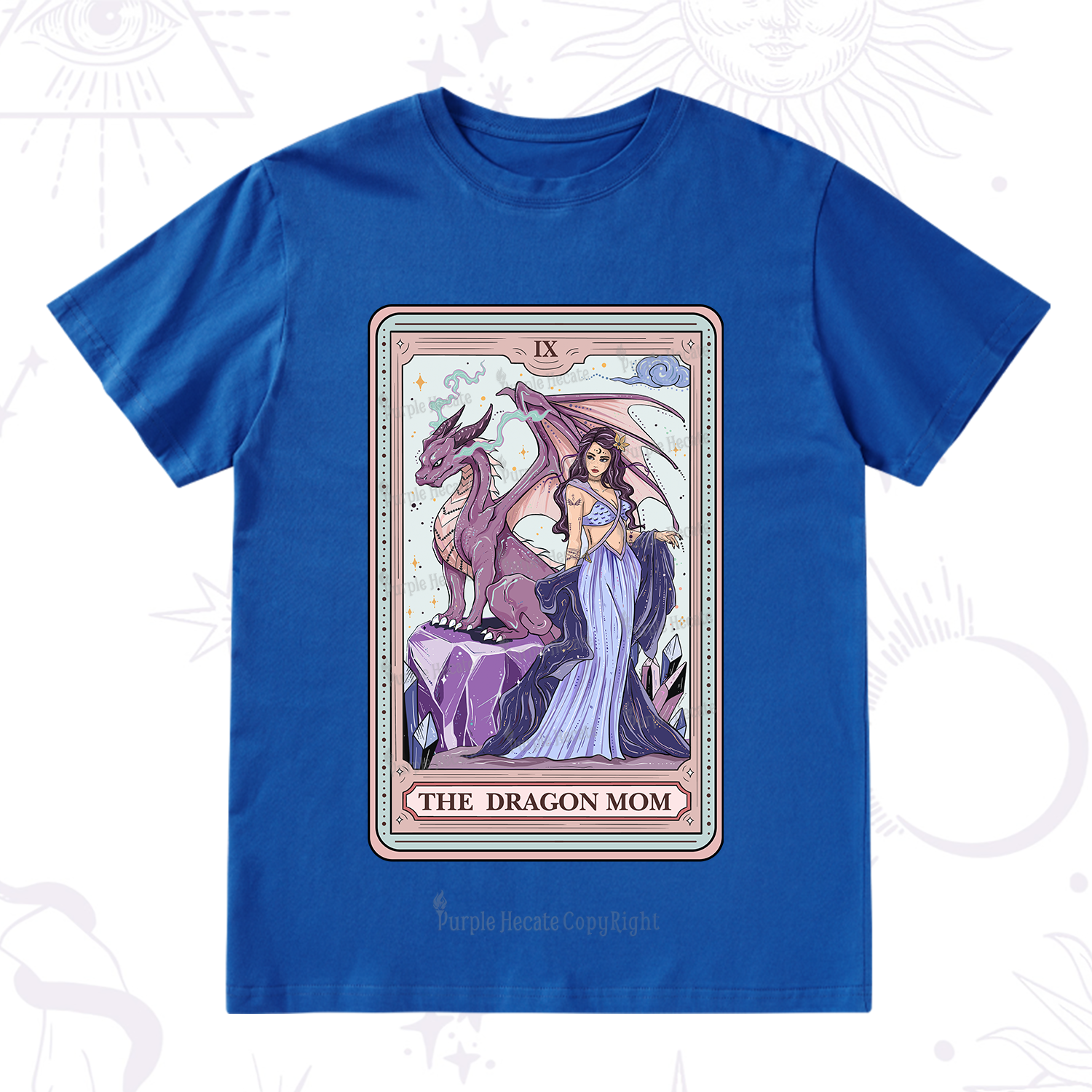 Purplehecate The Dragon Mom Tarot T-Shirt