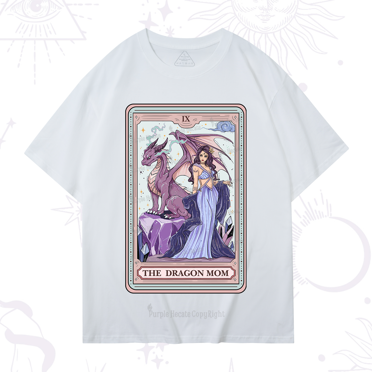 Purplehecate The Dragon Mom Tarot T-Shirt