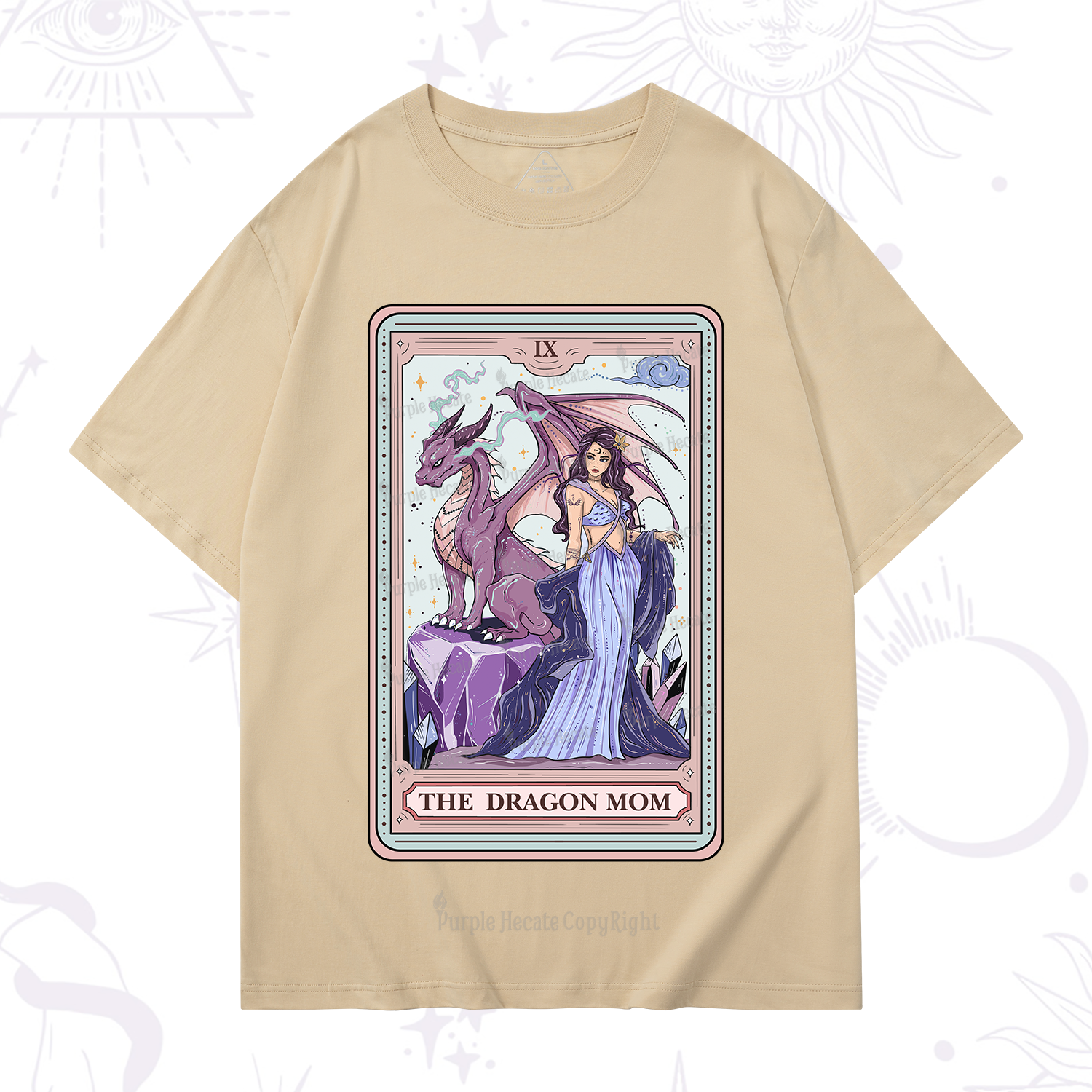 Purplehecate The Dragon Mom Tarot T-Shirt
