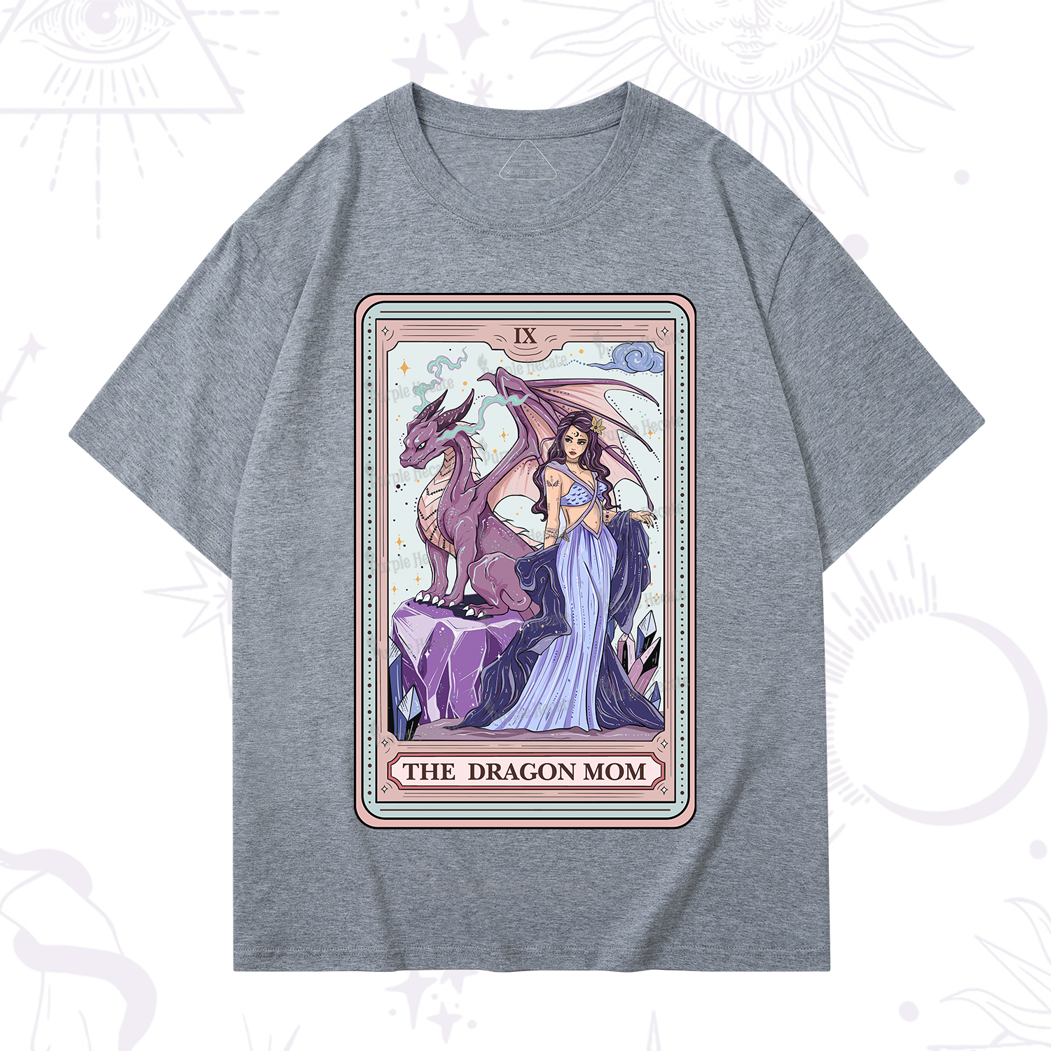 Purplehecate The Dragon Mom Tarot T-Shirt