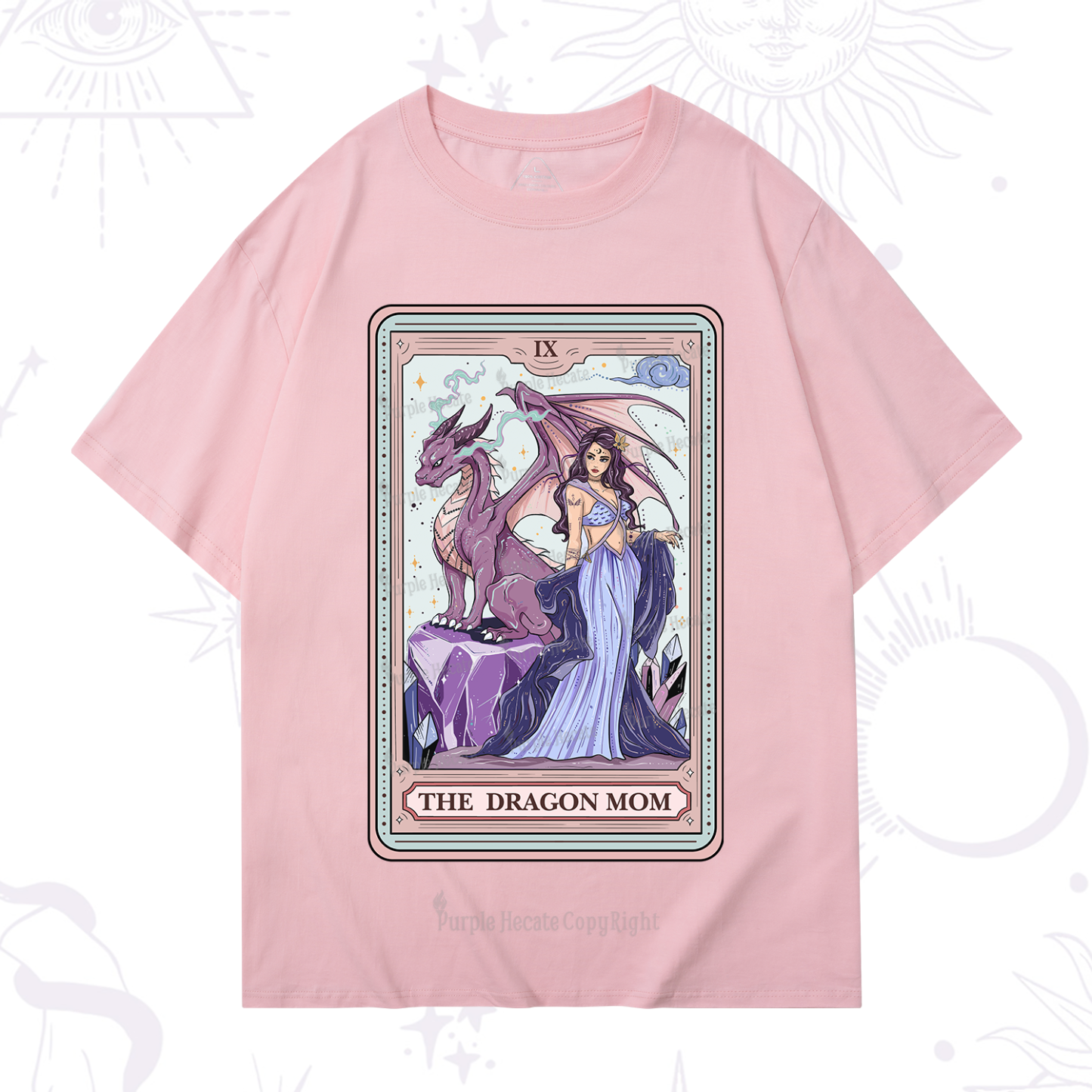 Purplehecate The Dragon Mom Tarot T-Shirt