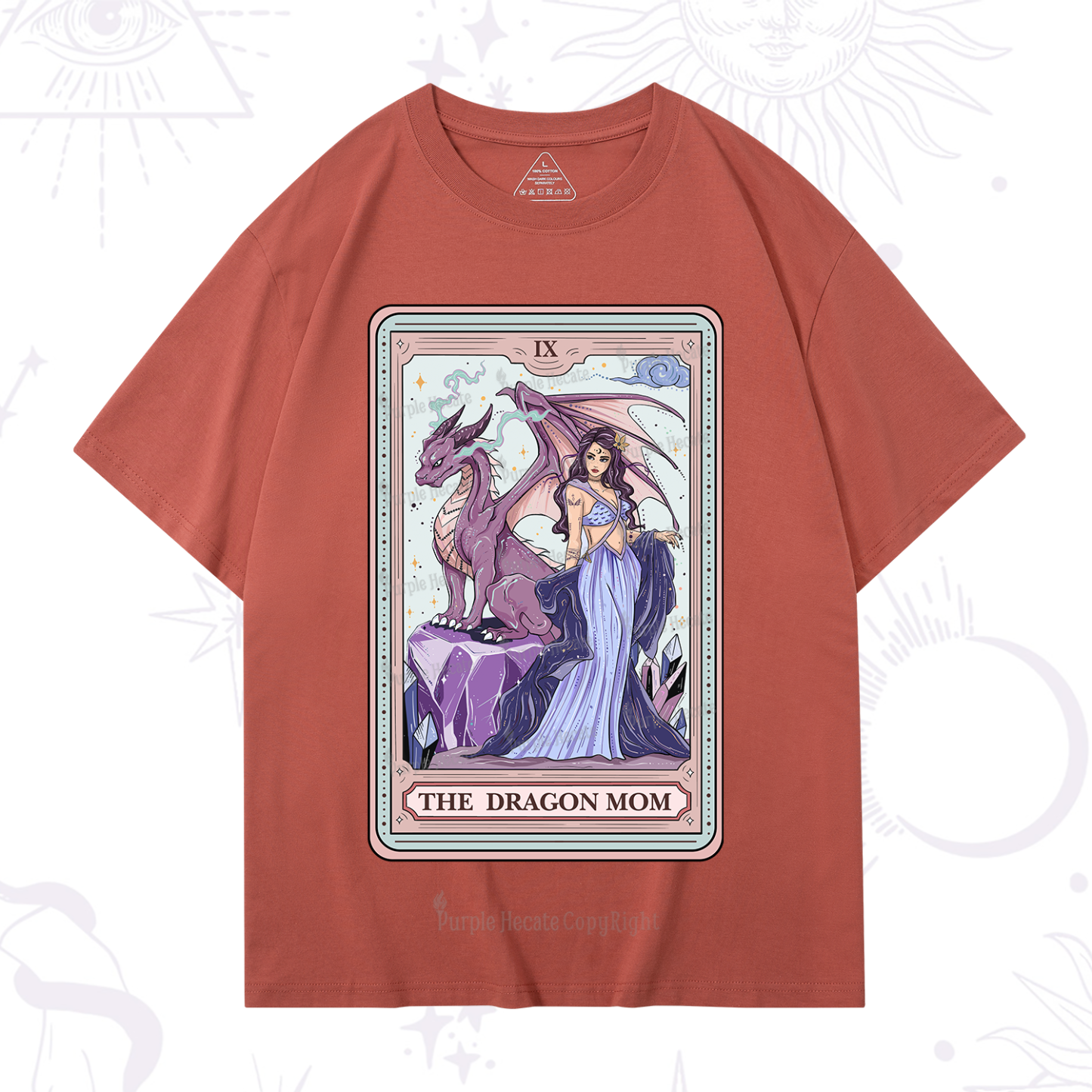 Purplehecate The Dragon Mom Tarot T-Shirt