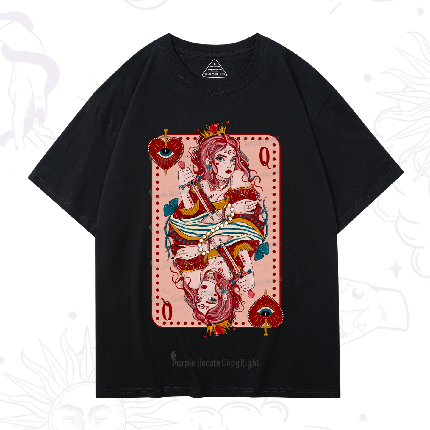 Purplehecate Queen of Hearts T-Shirt