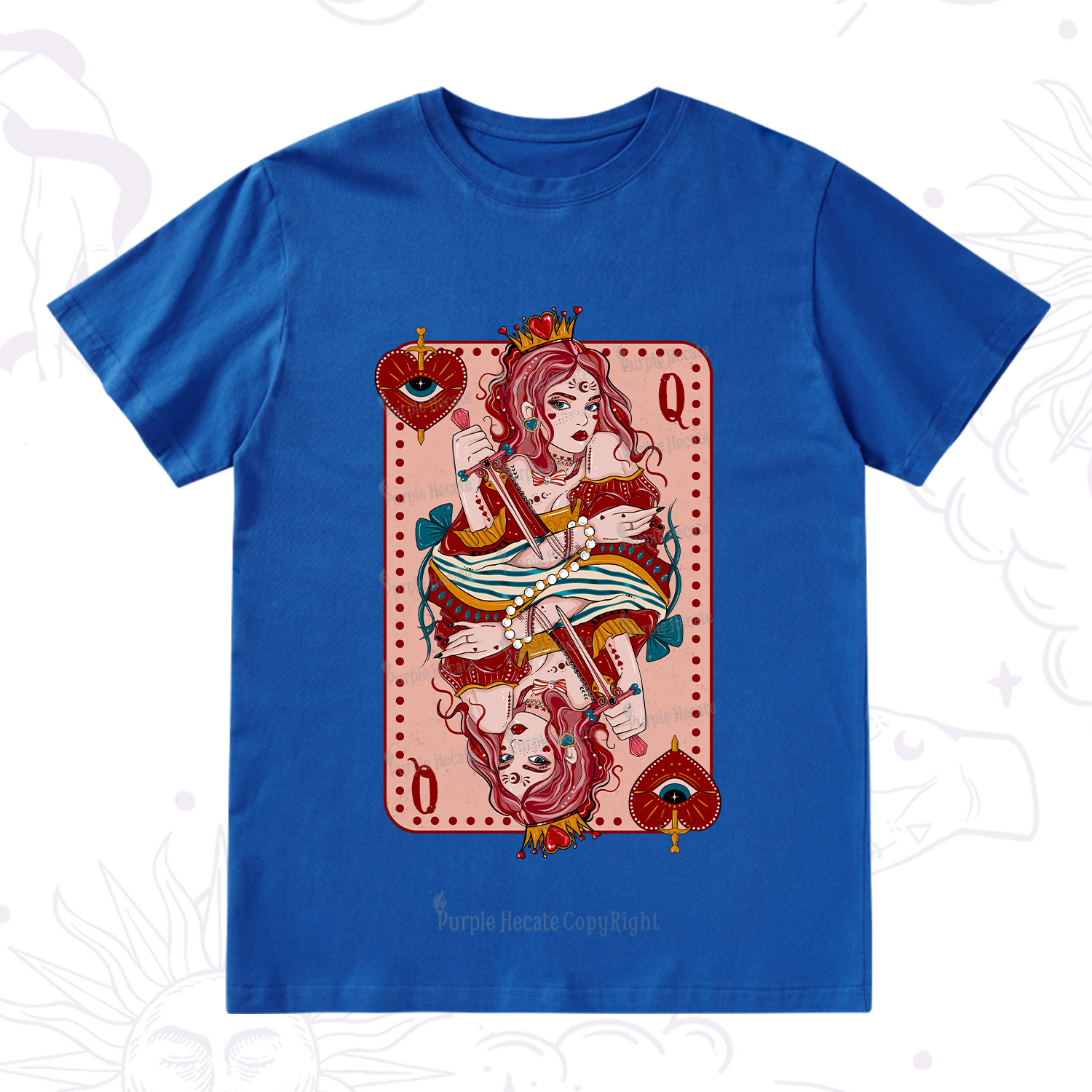 Purplehecate Queen of Hearts T-Shirt