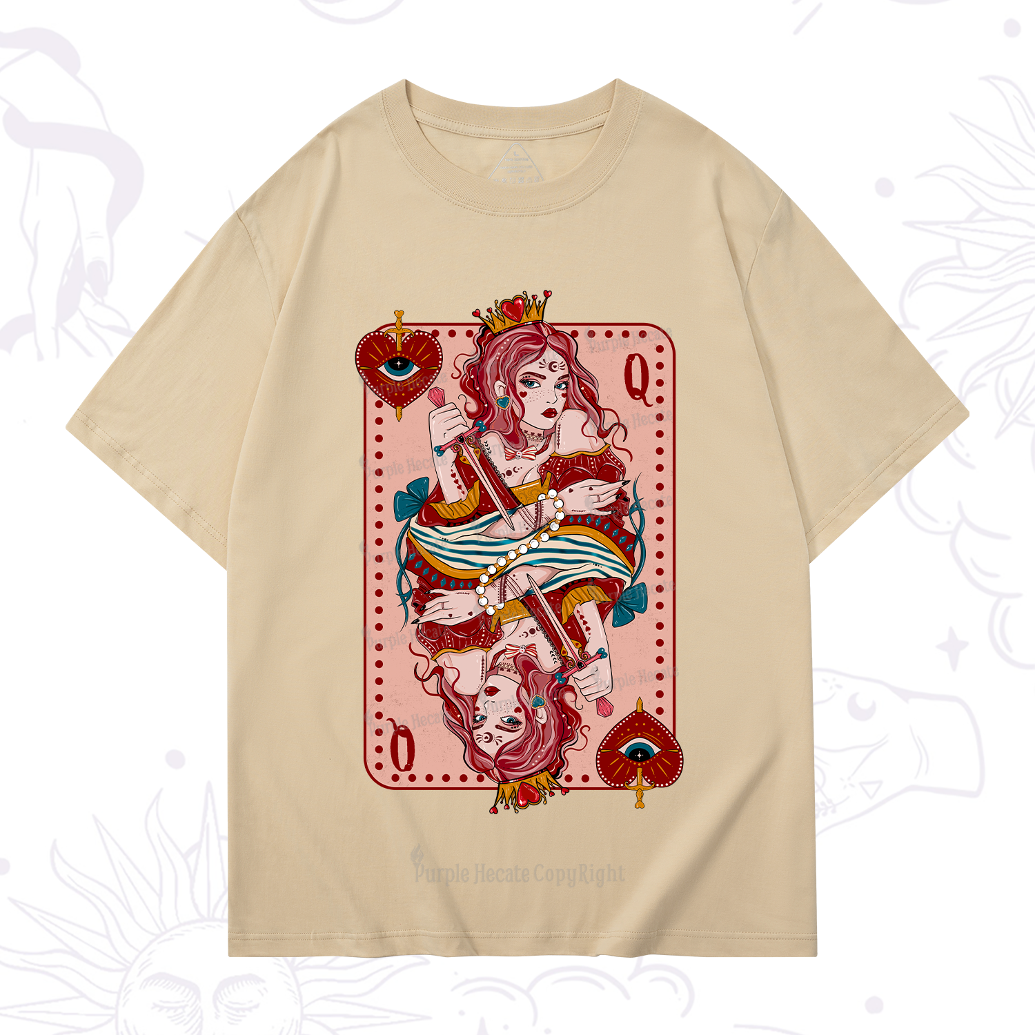 Purplehecate Queen of Hearts T-Shirt