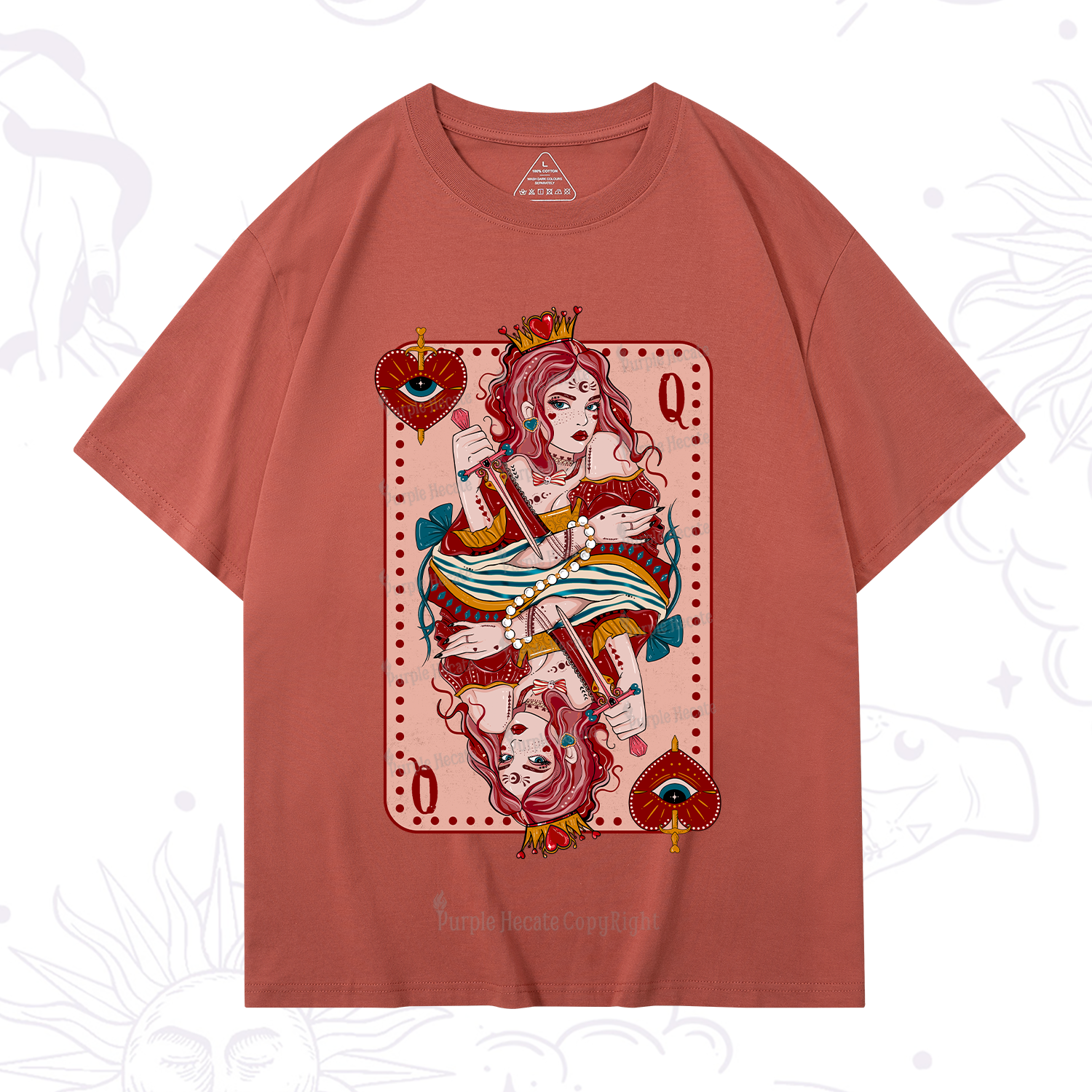 Purplehecate Queen of Hearts T-Shirt