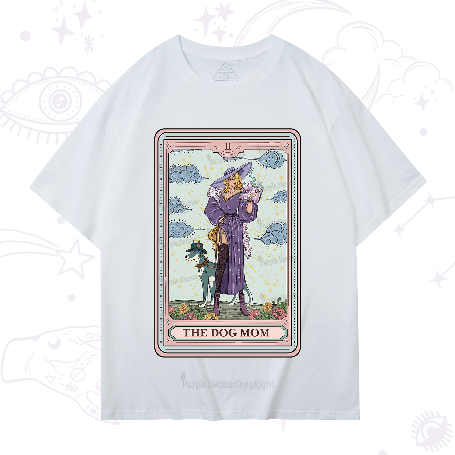 Purplehecate The Dog Mom Tarot T-Shirt