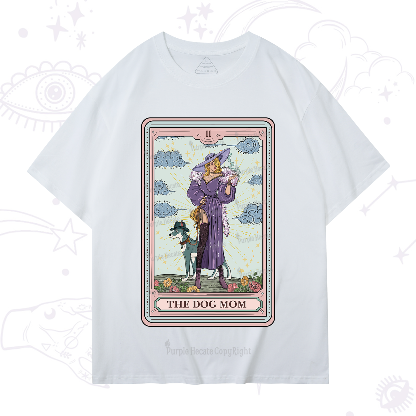 Purplehecate The Dog Mom Tarot T-Shirt