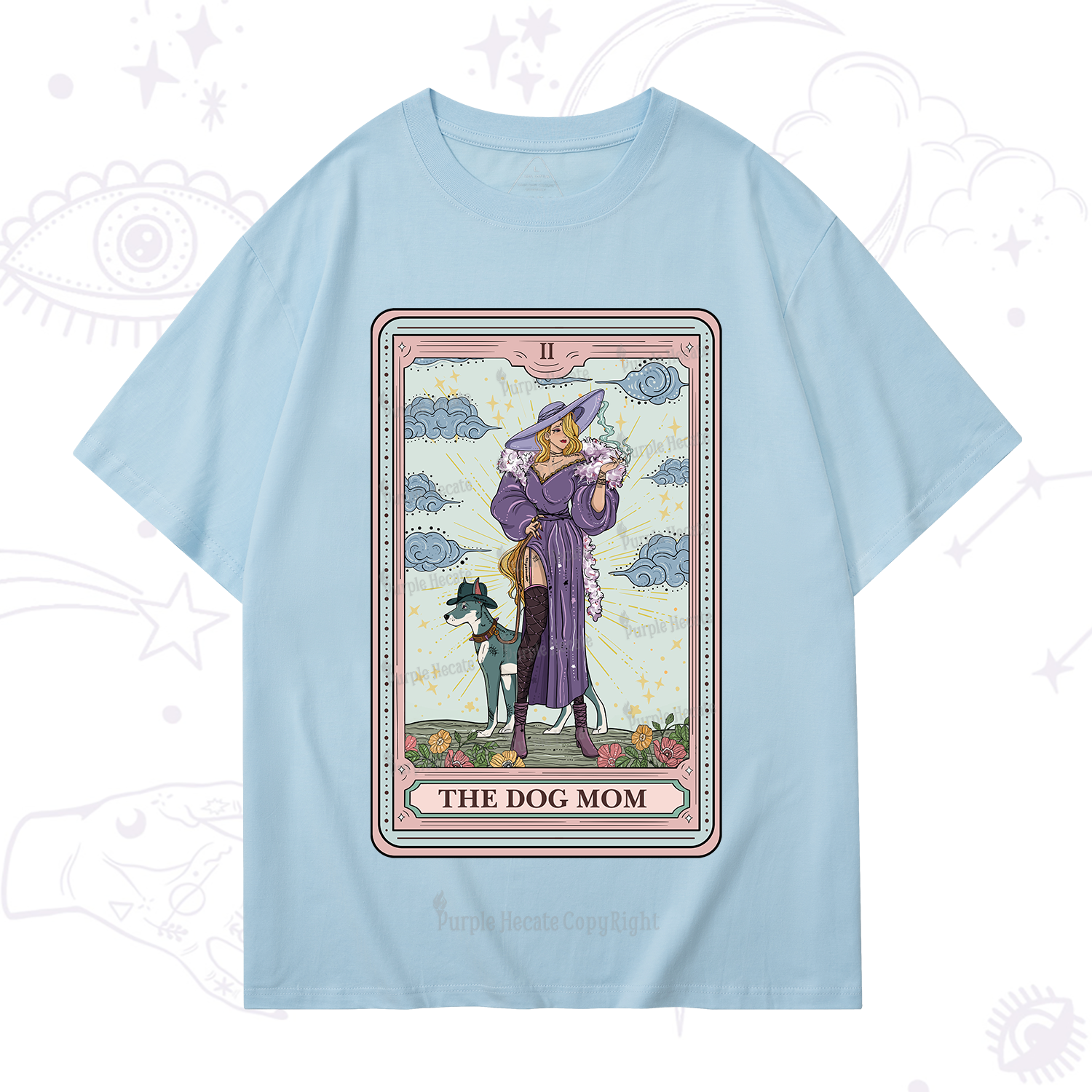 Purplehecate The Dog Mom Tarot T-Shirt