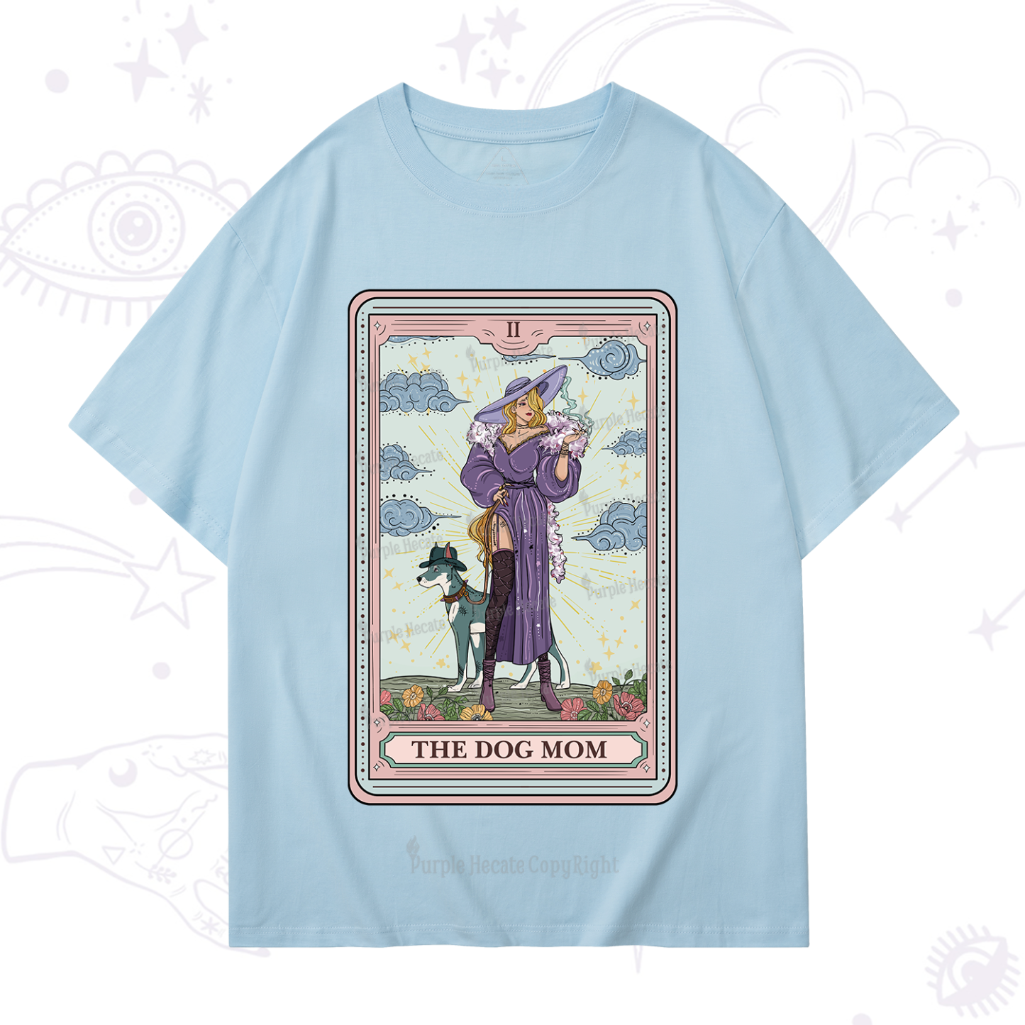 Purplehecate The Dog Mom Tarot T-Shirt