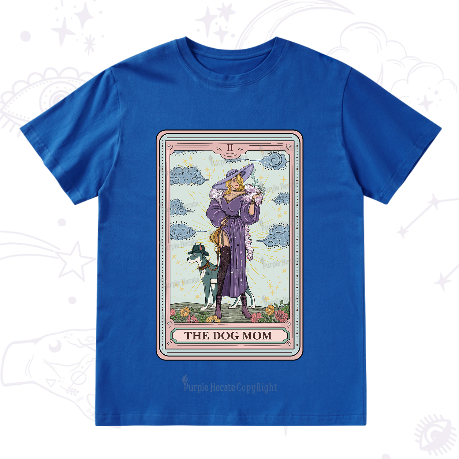 Purplehecate The Dog Mom Tarot T-Shirt