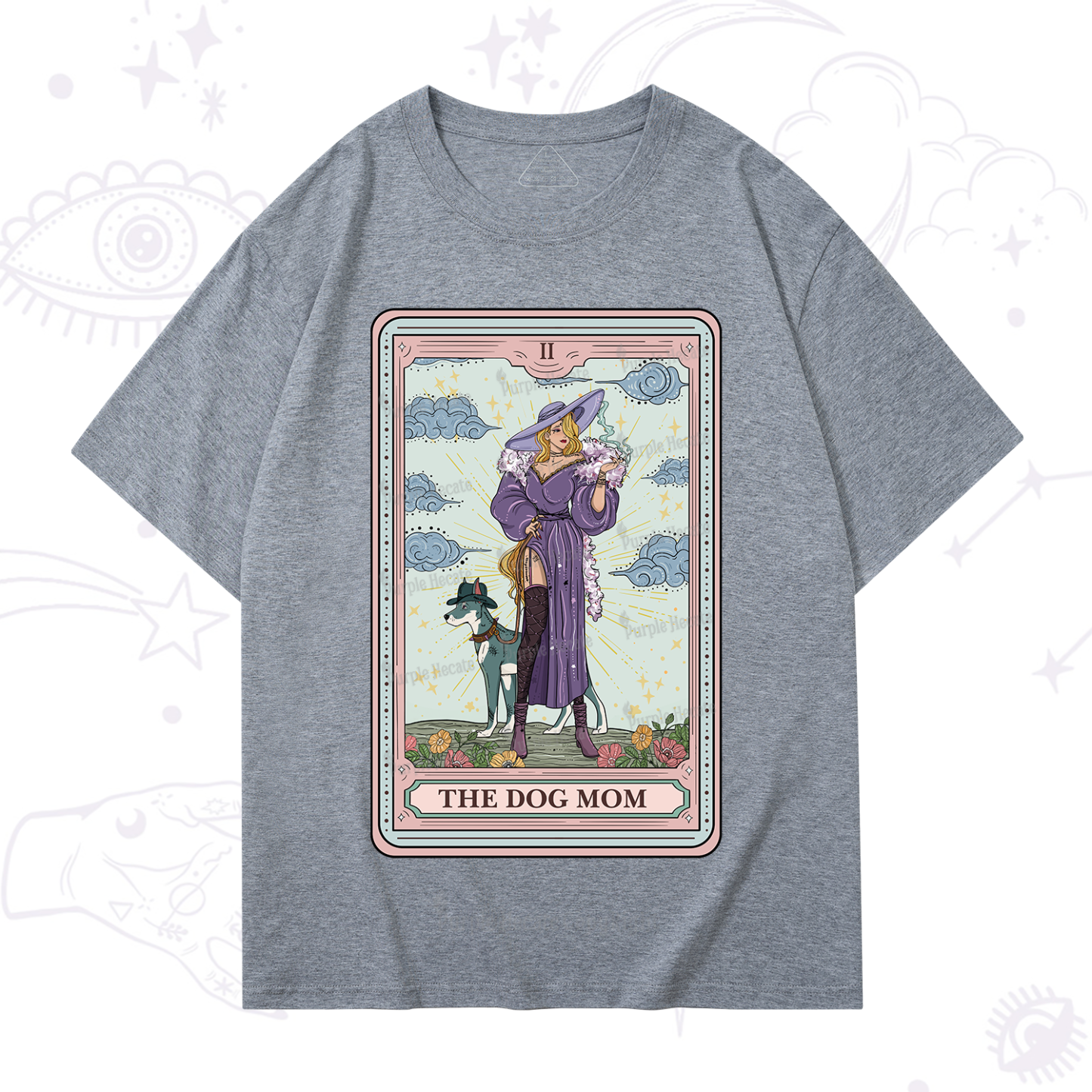 Purplehecate The Dog Mom Tarot T-Shirt