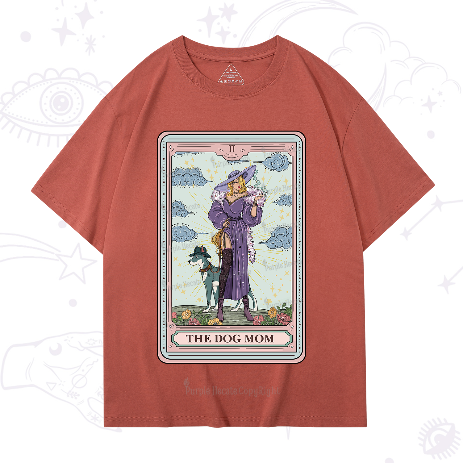 Purplehecate The Dog Mom Tarot T-Shirt