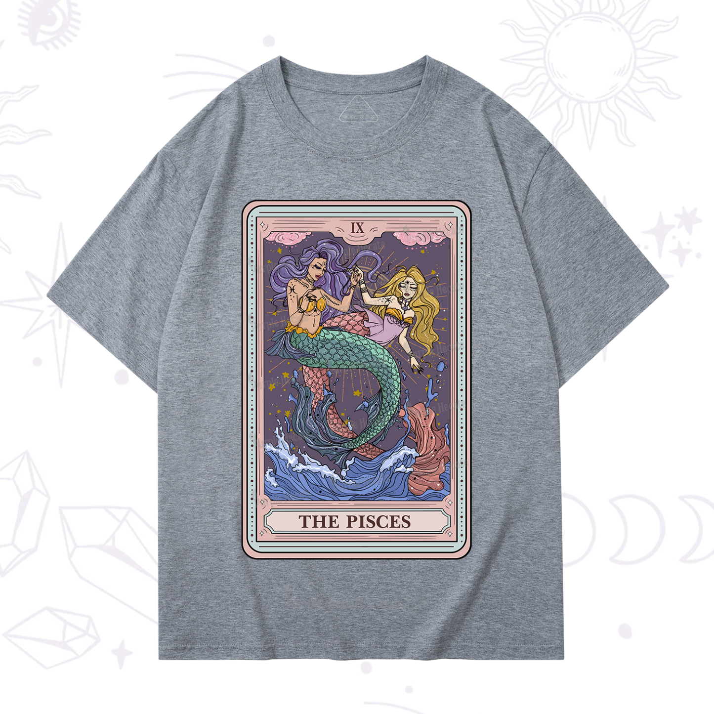 Purplehecate The Pisces Tarot T-Shirt