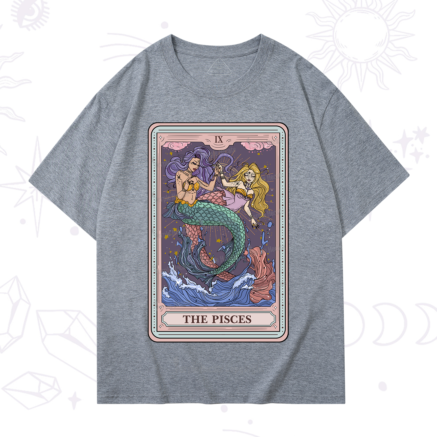 Purplehecate The Pisces Tarot T-Shirt
