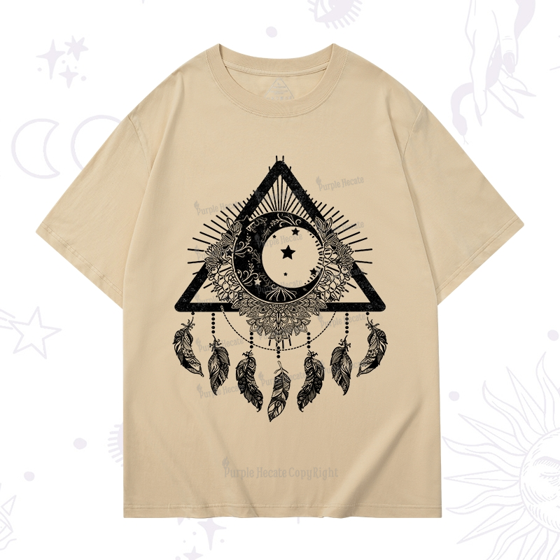 Purplehecate Starry Moon Dreamcatche T-Shirt