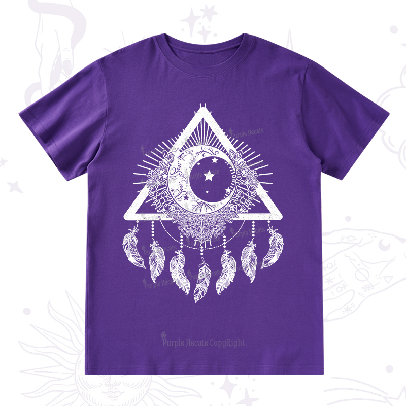 Purplehecate Starry Moon Dreamcatche T-Shirt